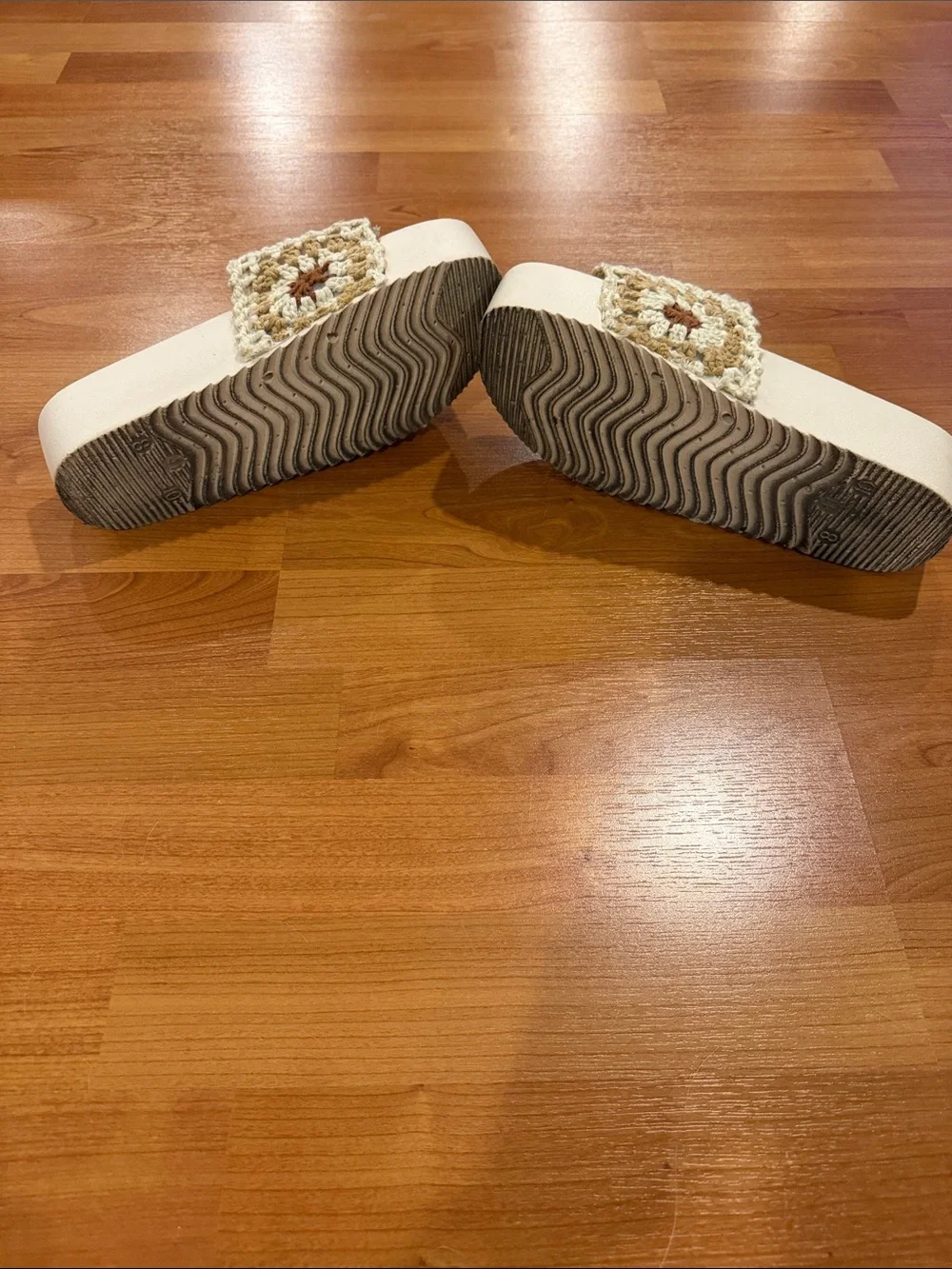 Dirty Laundry Crochet Platform Sandals - Picture 7 of 7